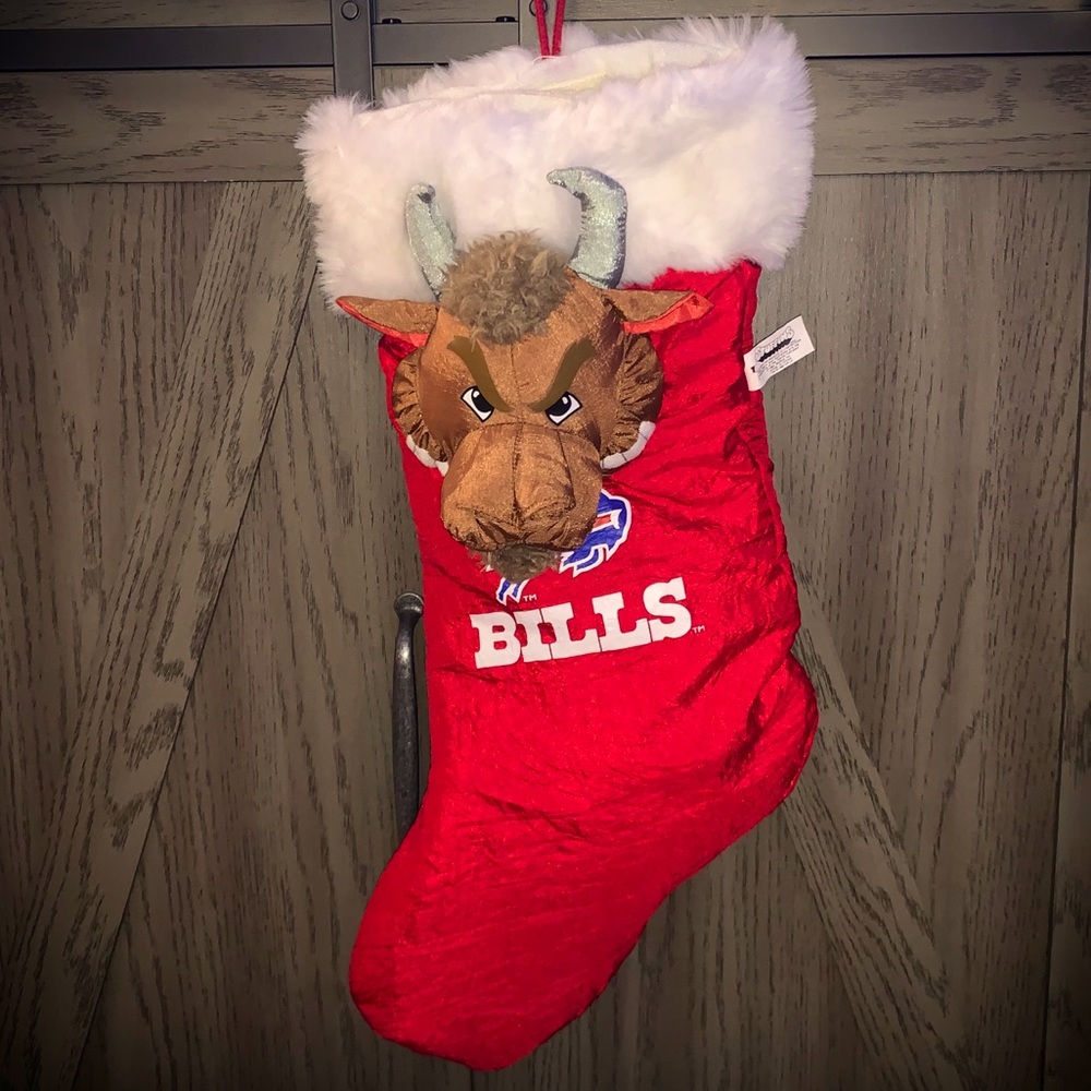Buffalo Bills Rare Retro Christmas Stocking 1997